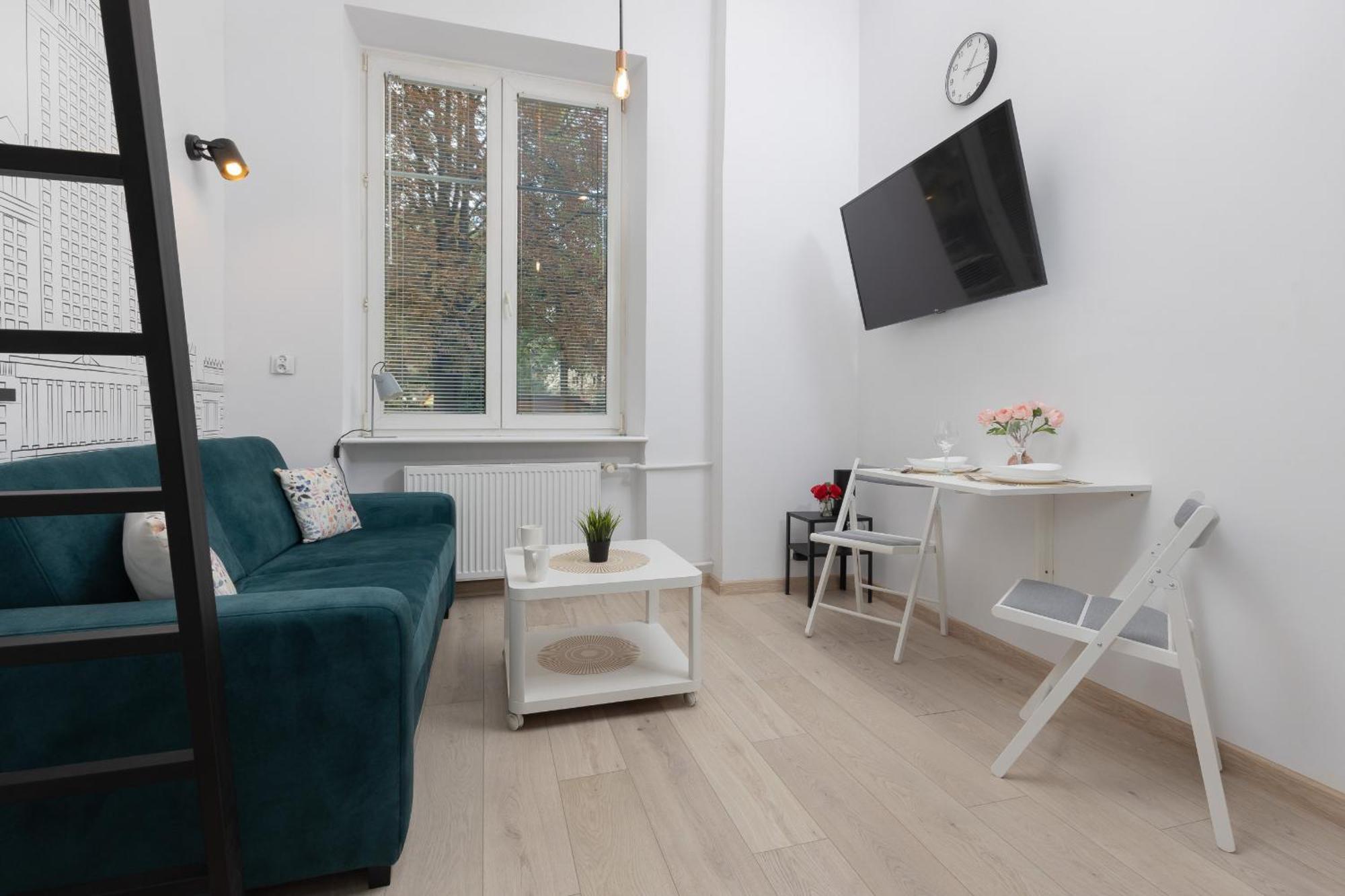 Aleja Wyzwolenia Studio with Mezzanine Warsaw Downtown by Noclegi Renters Exterior foto